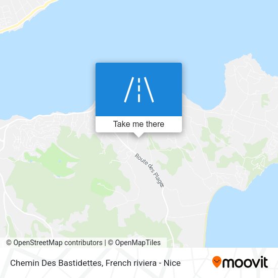 Chemin Des Bastidettes map