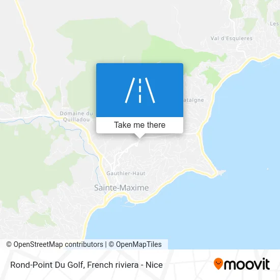 Mapa Rond-Point Du Golf