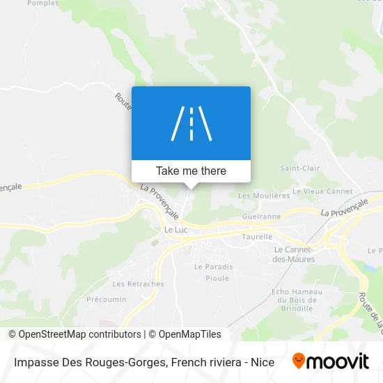 Mapa Impasse Des Rouges-Gorges