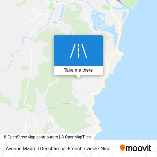 Avenue Maureil Deschamps map