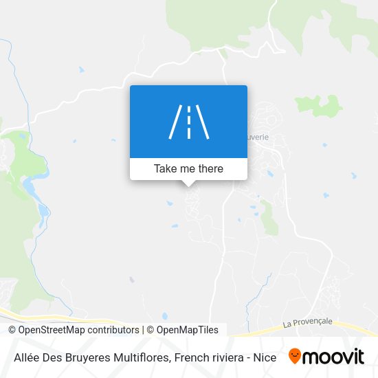 Allée Des Bruyeres Multiflores map