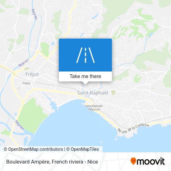 Boulevard Ampère map