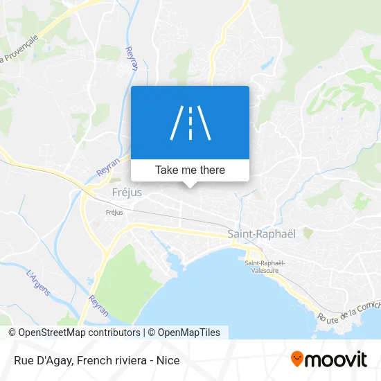 Rue D'Agay map