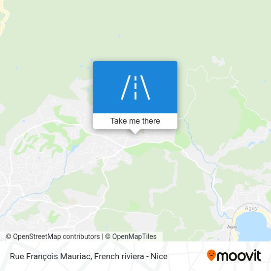 Rue François Mauriac map