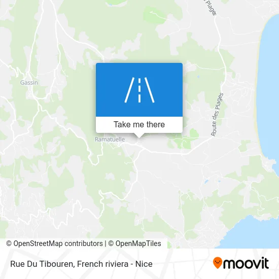 Rue Du Tibouren map