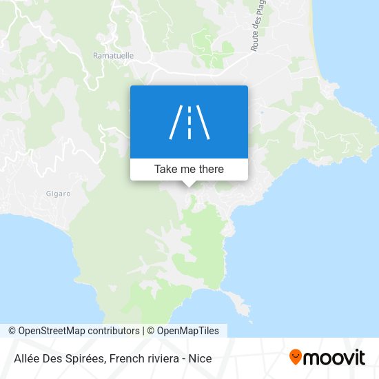 Allée Des Spirées map