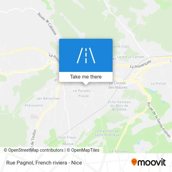 Rue Pagnol map