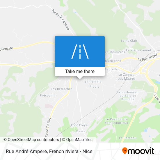 Rue André Ampère map