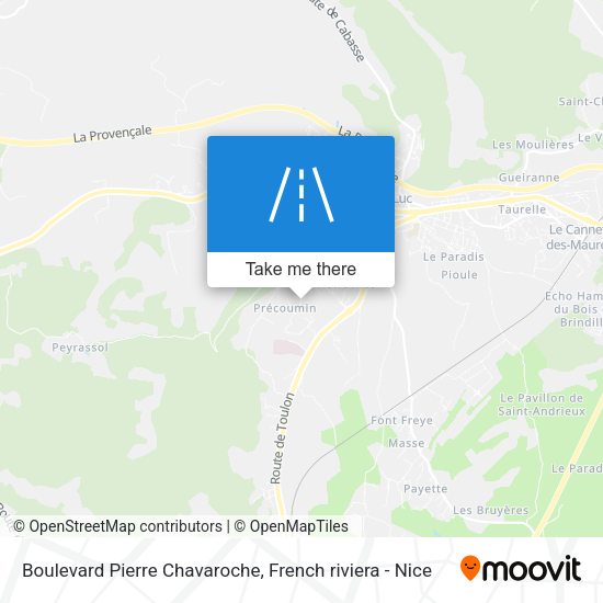 Boulevard Pierre Chavaroche map