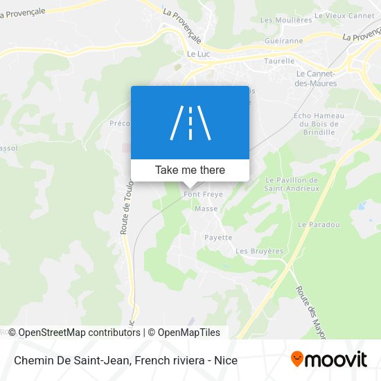 Chemin De Saint-Jean map