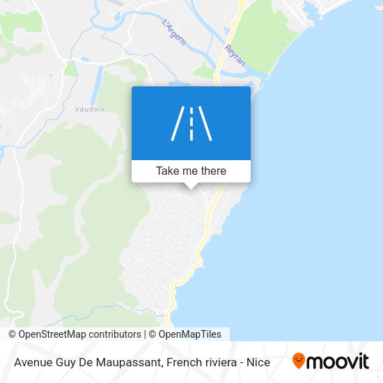 Avenue Guy De Maupassant map