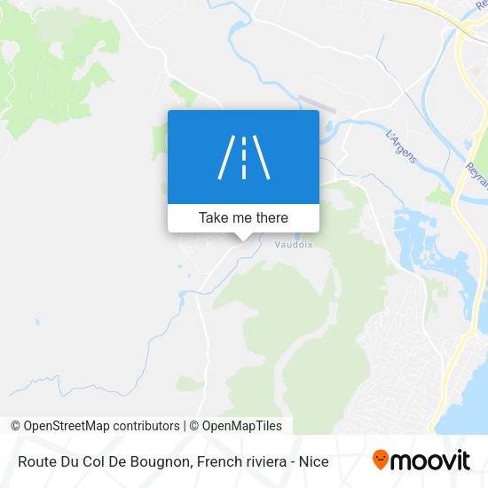 Route Du Col De Bougnon map