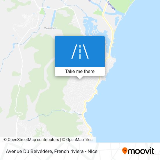 Avenue Du Belvédère map