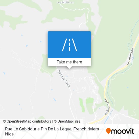 Rue Le Cabidourle Pin De La Lègue map