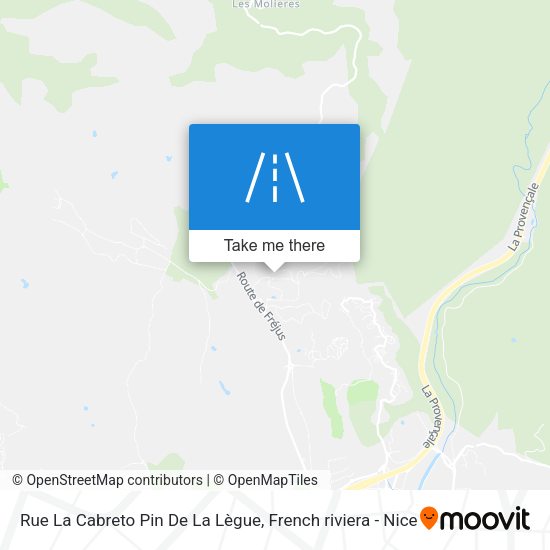 Rue La Cabreto Pin De La Lègue map