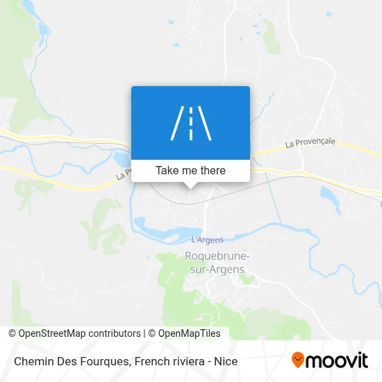 Chemin Des Fourques map
