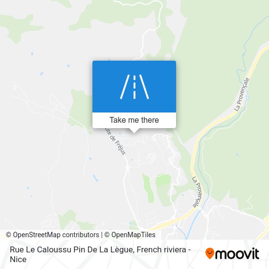 Rue Le Caloussu Pin De La Lègue map