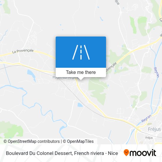 Boulevard Du Colonel Dessert map