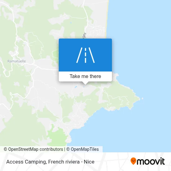 Access Camping map