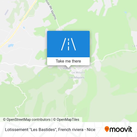 Lotissement "Les Bastides" map