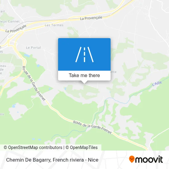 Chemin De Bagarry map