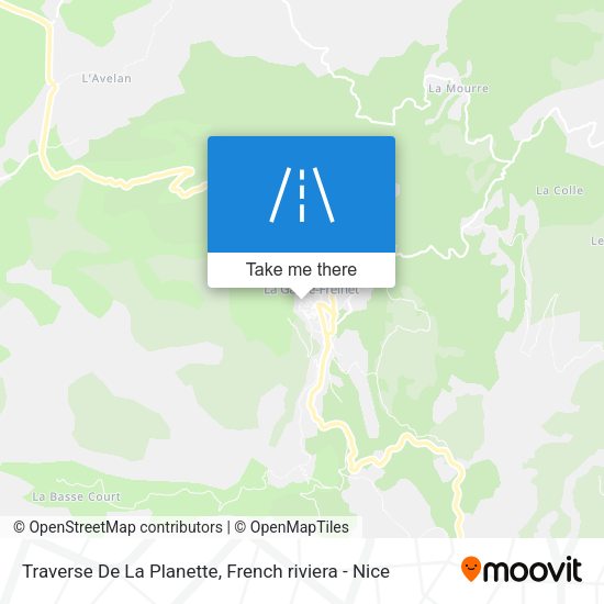 Traverse De La Planette map