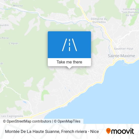 Montée De La Haute Suanne map