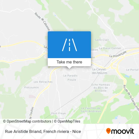 Rue Aristide Briand map