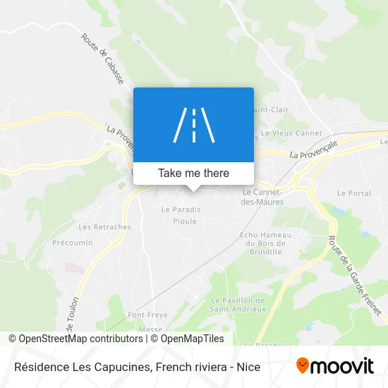 Résidence Les Capucines map