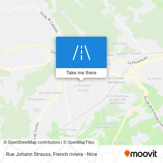 Rue Johann Strauss map