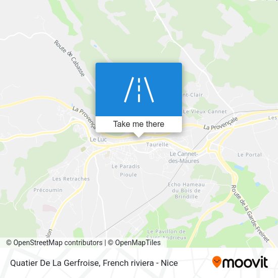 Quatier De La Gerfroise map