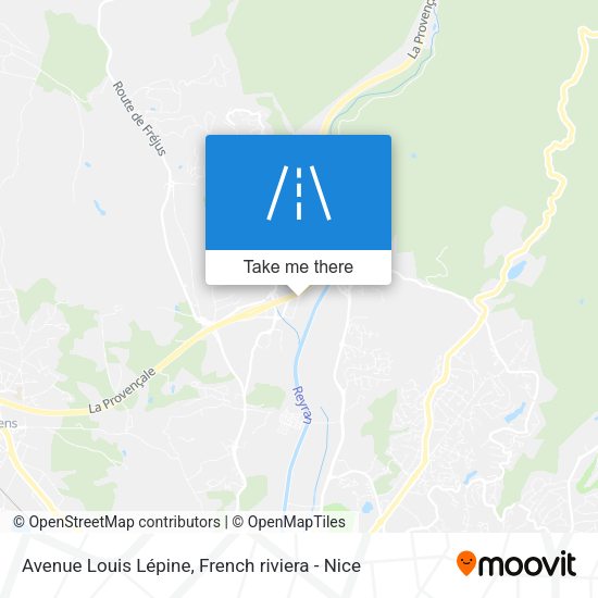 Avenue Louis Lépine map