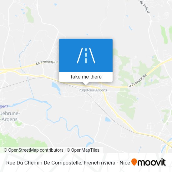 Rue Du Chemin De Compostelle map