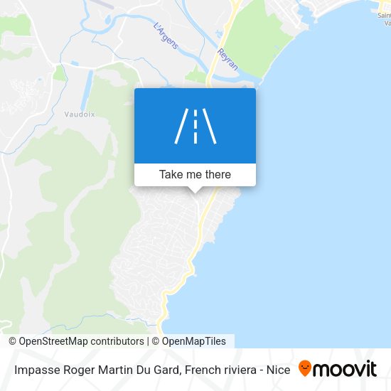 Impasse Roger Martin Du Gard map