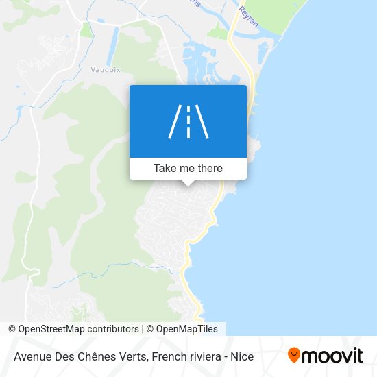 Avenue Des Chênes Verts map
