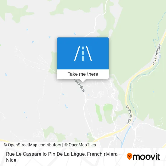 Rue Le Cassarello Pin De La Lègue map