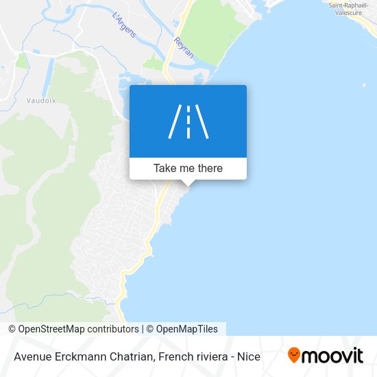 Avenue Erckmann Chatrian map