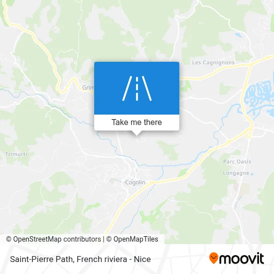 Chemin Saint-Pierre map