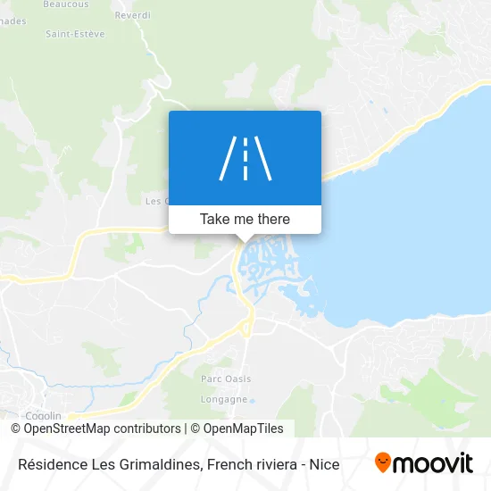 Résidence Les Grimaldines map