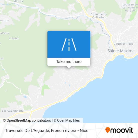 Traversée De L'Aiguade map