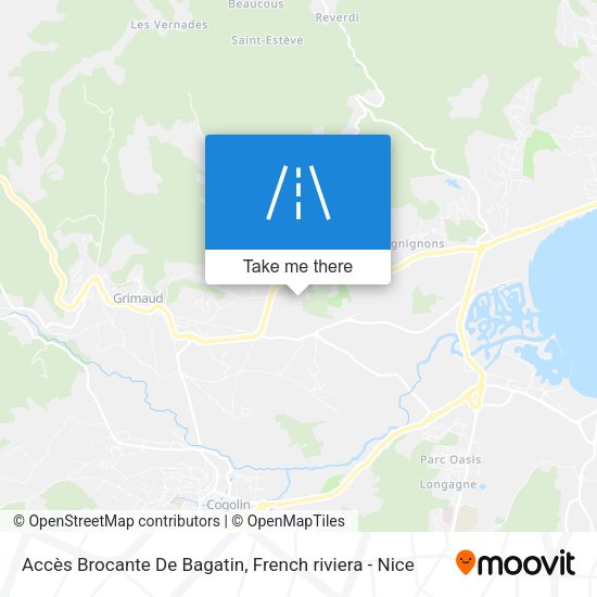 Accès Brocante De Bagatin map