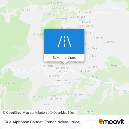 Rue Alphonse Daudet map