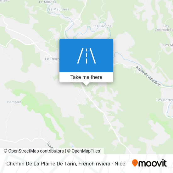 Chemin De La Plaine De Tarin map