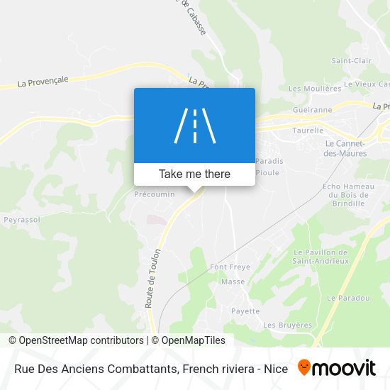 Rue Des Anciens Combattants map