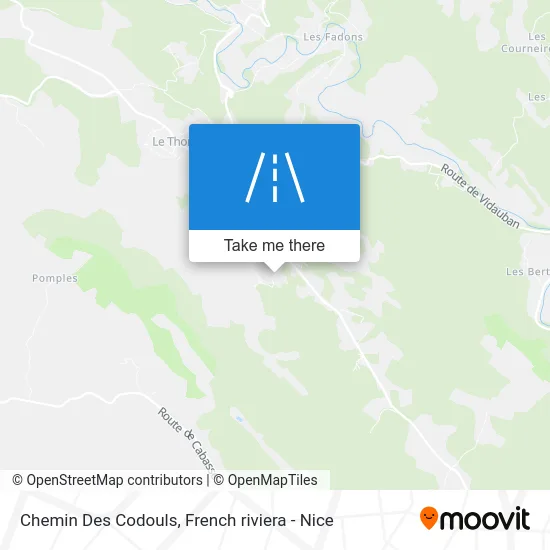Chemin Des Codouls map