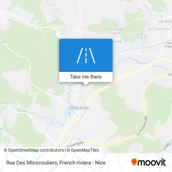 Rue Des Micocouliers map