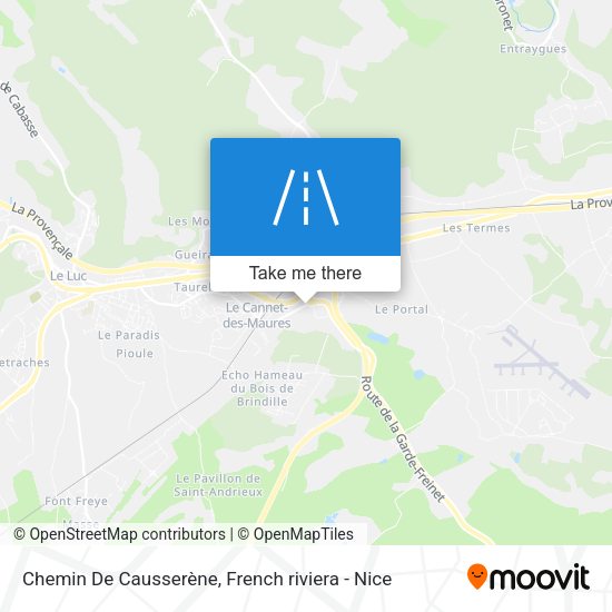 Chemin De Causserène map