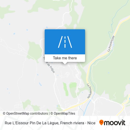 Rue L'Eissour Pin De La Lègue map