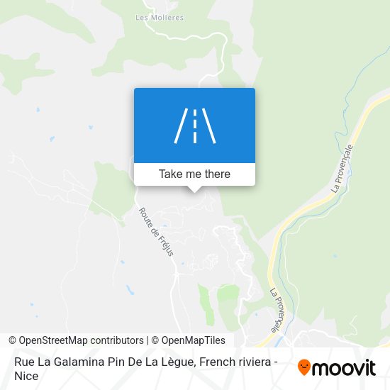 Rue La Galamina Pin De La Lègue map