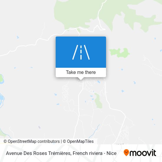 Avenue Des Roses Trémières map